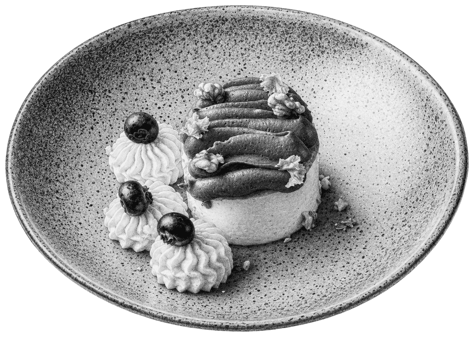 Gravura do prato Semifreddo
